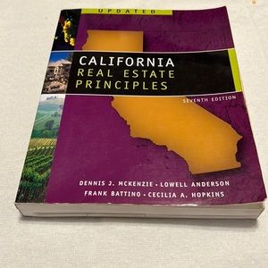 ⭐️ California Real Estate Principles Seventh Edition Textbook 516 pages